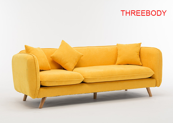 Modern Contemporary Bedroom Furniture Customized Three Seater Fabric Sofa