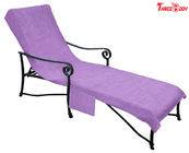 Гостиная фаэтона мебели пурпурного бассейна на открытом воздухе, кресла для отдыха эргономического дизайна внешние