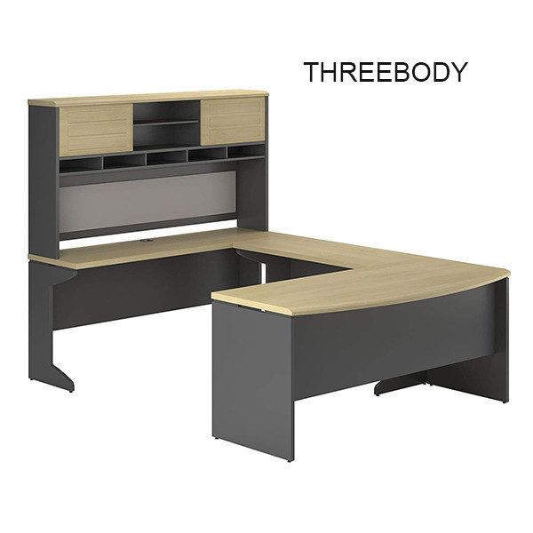 L Shaped Corner Office Desk , Home Office Modern Corner Computer Desk
