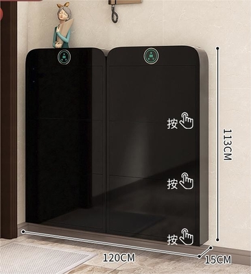 2024 New Disinfection Smart Sterilization Ultra-Thin 15cm wide Steel Shoe Storage Cabinet For Home Entrance, Aisle